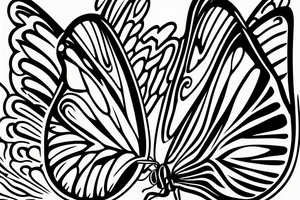 a butterfly emerging from a chrysalis. The quote "all that glorious temporary stuff" could be incorporated into the design tattoo idea