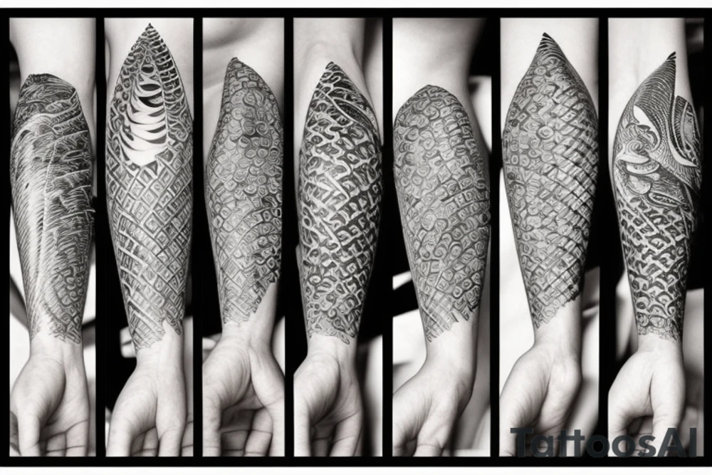 Scales tattoo idea