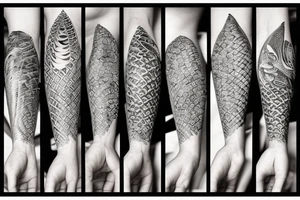 Scales tattoo idea