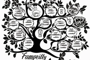 family tree and a chapel tattoo idea