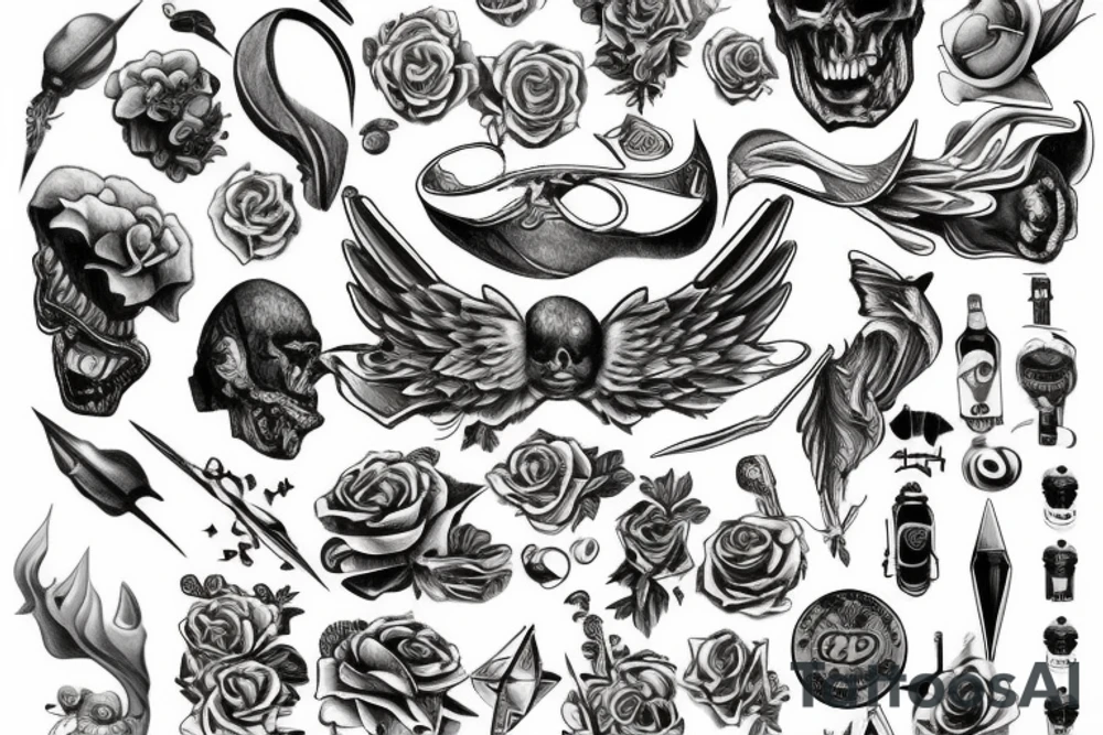 throguh pain to honors tattoo idea