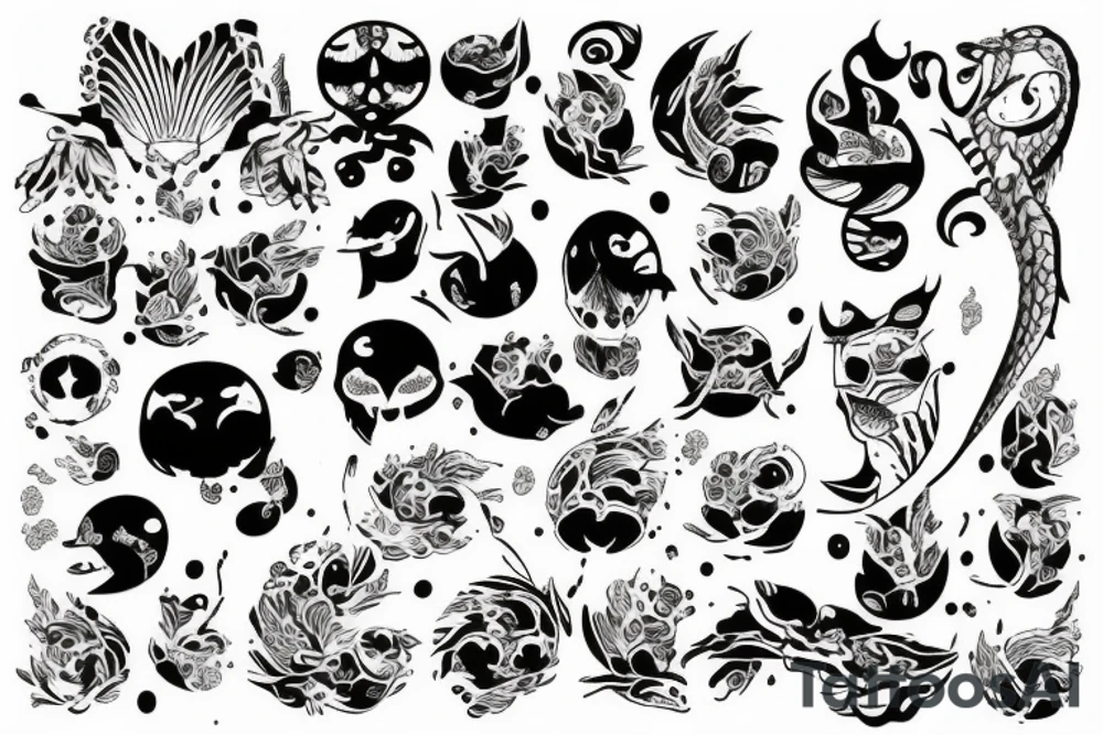 Carpe koï tattoo idea