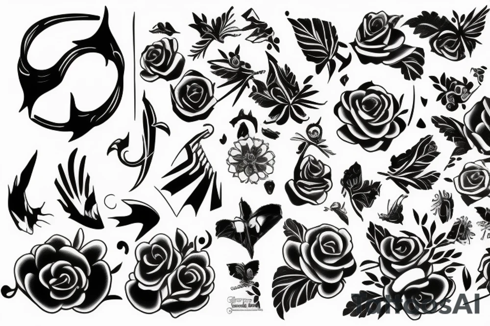Black tattoo idea
