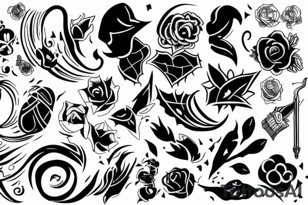 Black tattoo idea