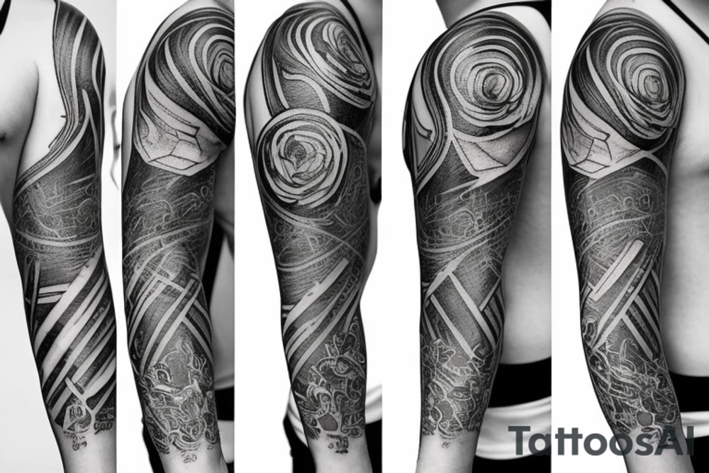 Arm sleeve tattoo idea