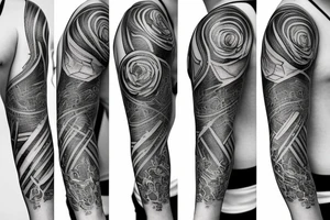 Arm sleeve tattoo idea