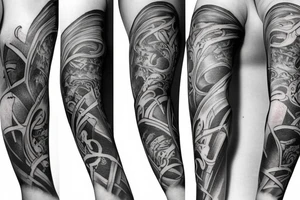 Arm sleeve tattoo idea