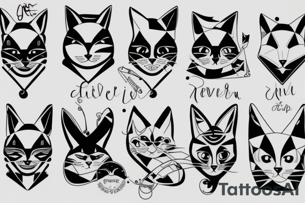 River cat tattoo idea