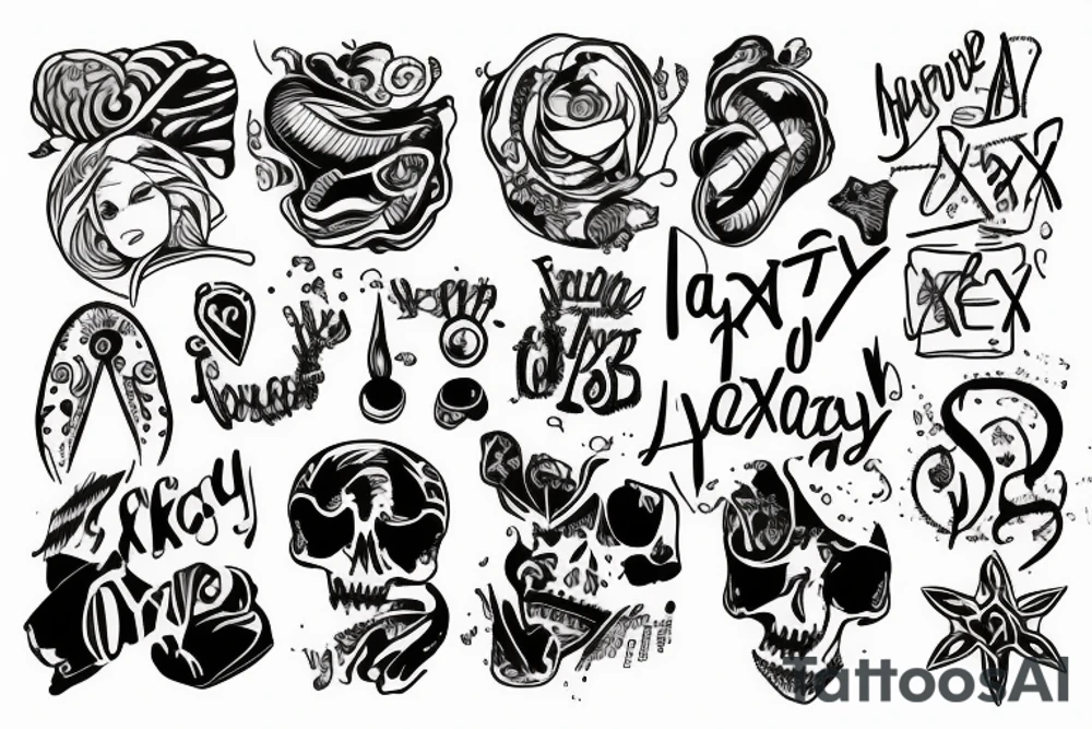 Anxiety tattoo idea