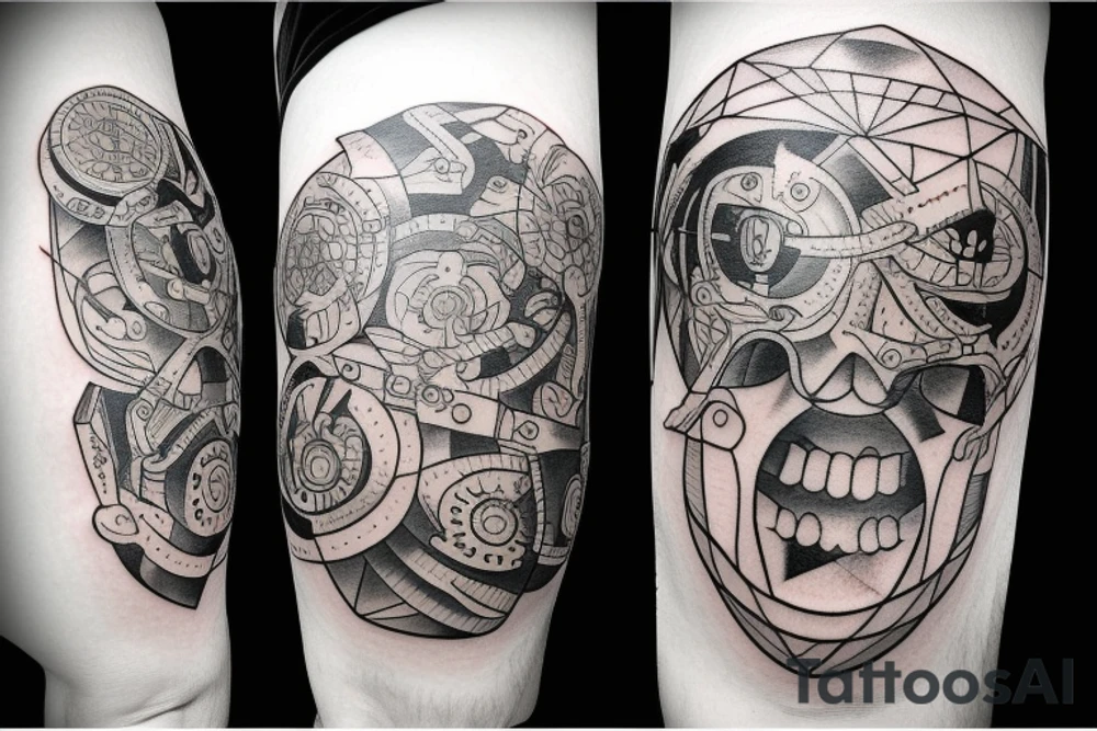 tatto about technology tattoo idea