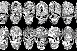 Tattoo with 1337 hacker style tattoo idea
