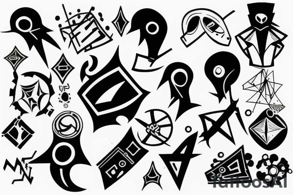 hacker style tattoo idea