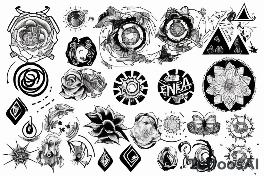 symbolizes entrepreneurial energy tattoo idea