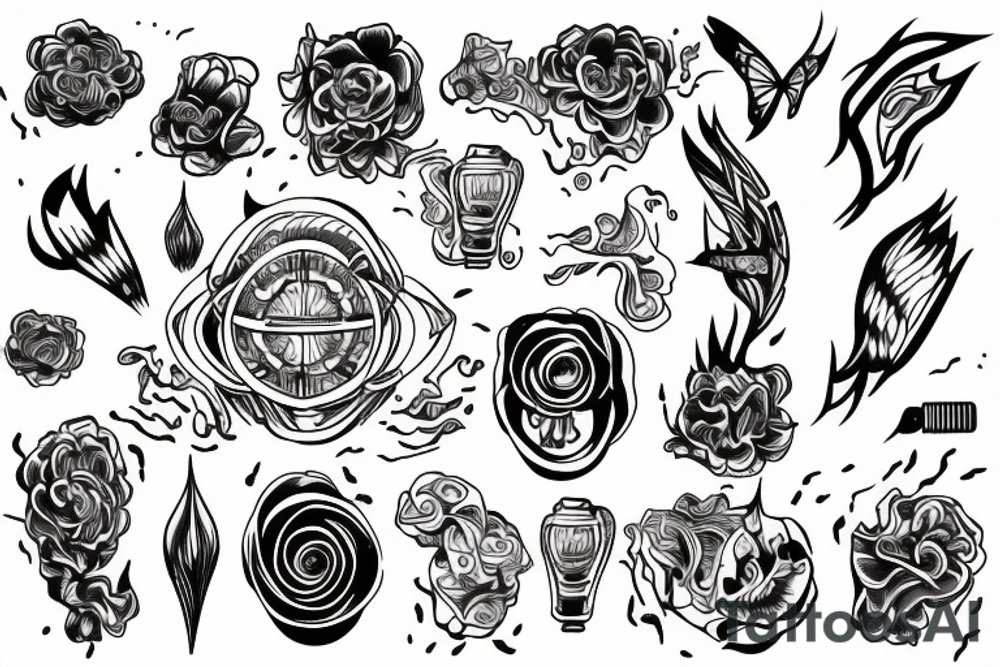 symbolizes entrepreneurial energy tattoo idea