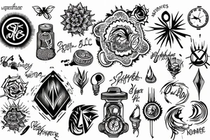symbolizes entrepreneurial energy money making tattoo idea