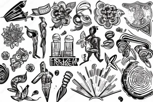 symbolizes entrepreneurial energy money making tattoo idea