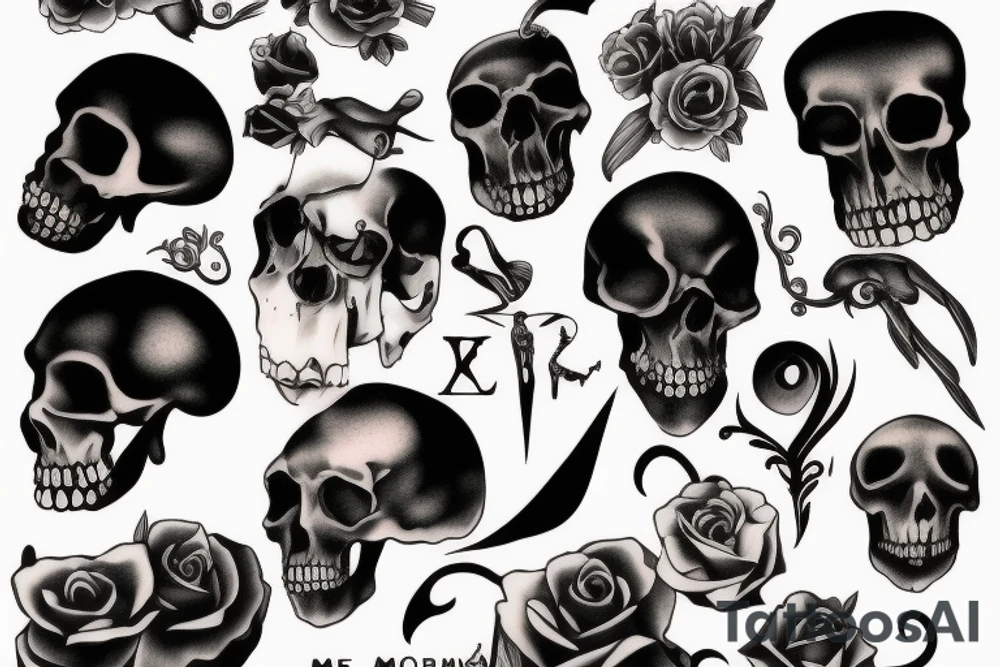 Memento mori tattoo idea