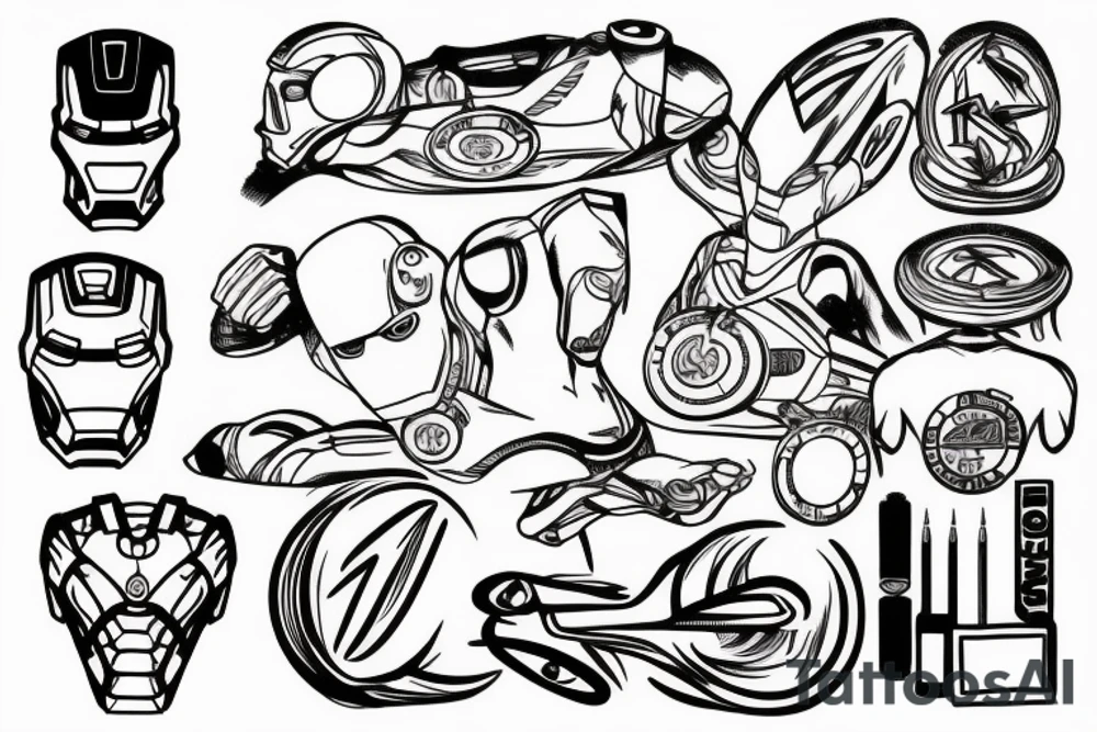 Ironman Triathlon M dot tattoo idea