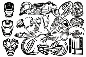 Ironman Triathlon M dot tattoo idea