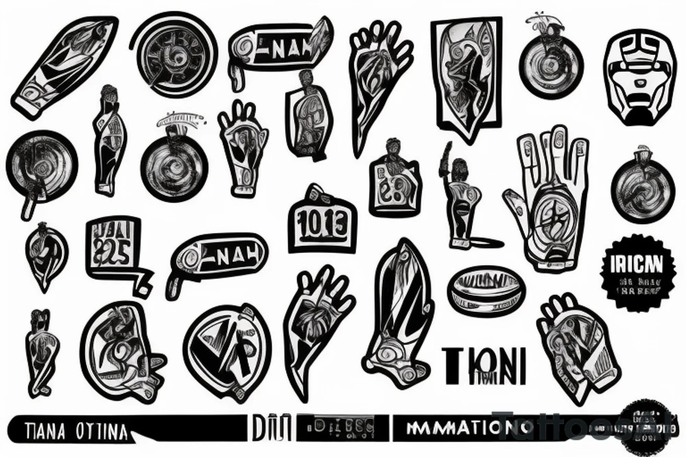 Ironman Triathlon M dot tattoo idea