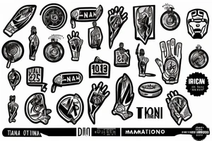 Ironman Triathlon M dot tattoo idea