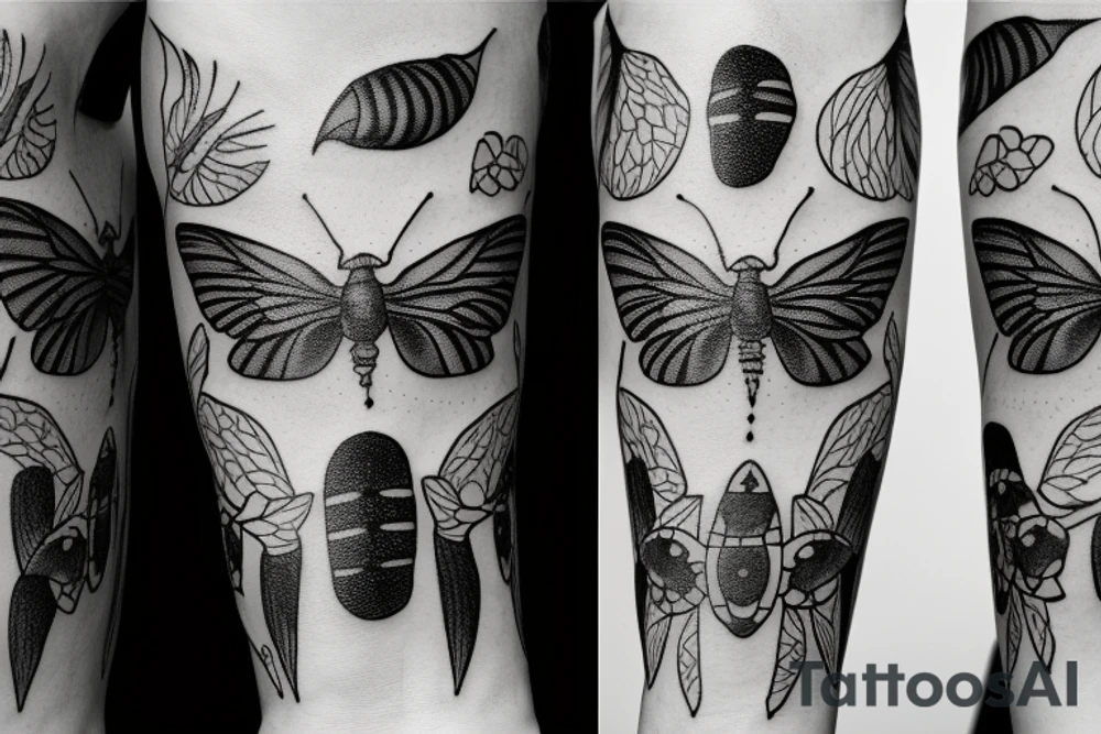 Yellow fly tattoo idea