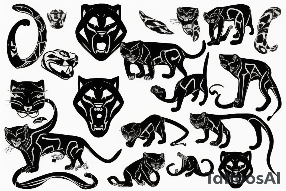 Panther tattoo idea