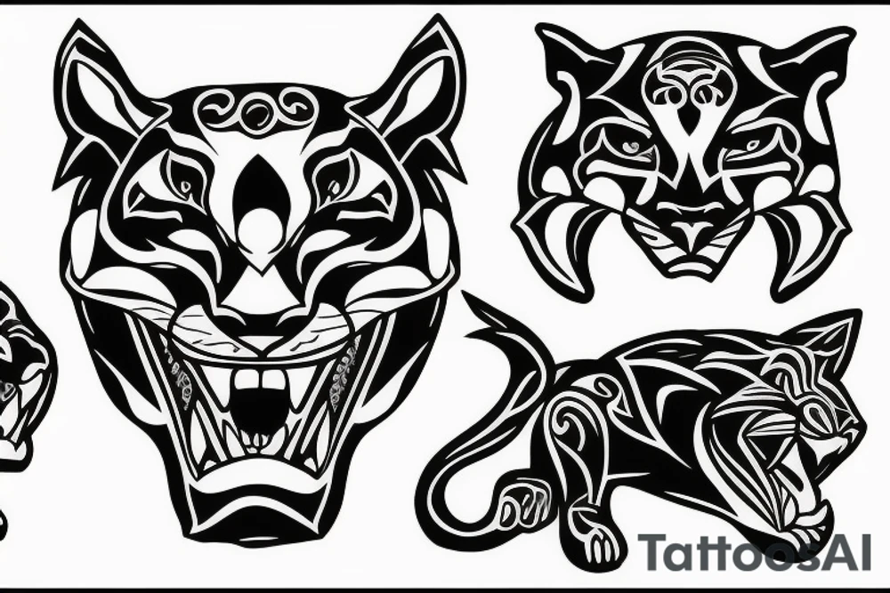 Panther tattoo idea