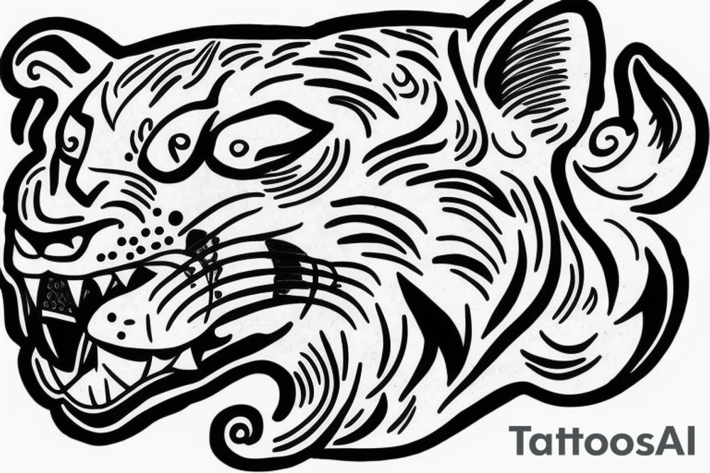 Panther tattoo idea
