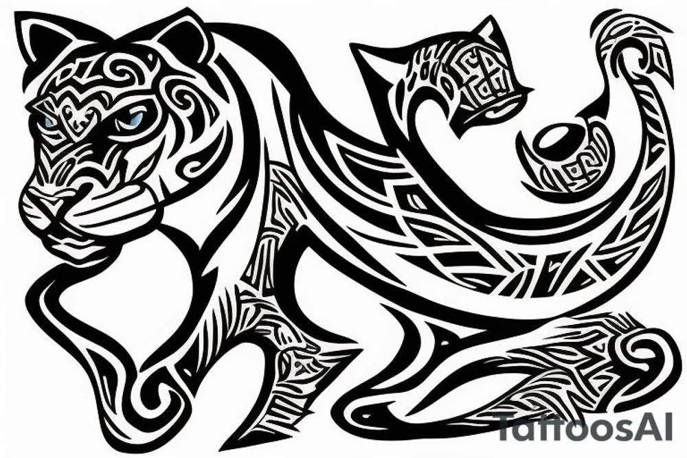 Panther tattoo idea