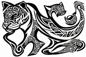 Panther tattoo idea