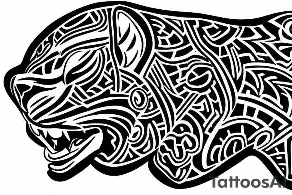 Panther tattoo idea