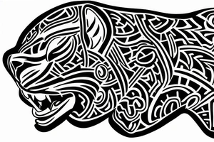 Panther tattoo idea