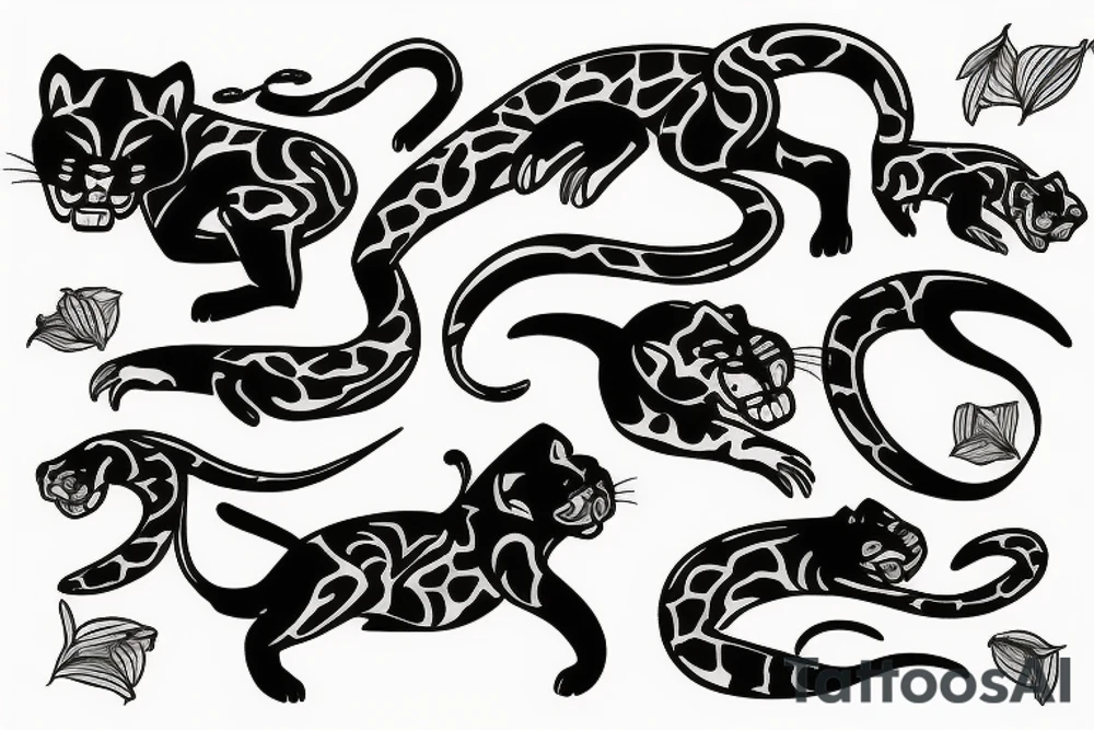 Panther tattoo idea