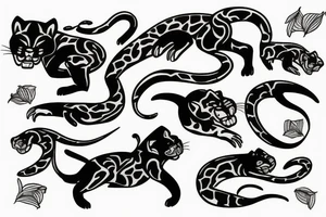 Panther tattoo idea