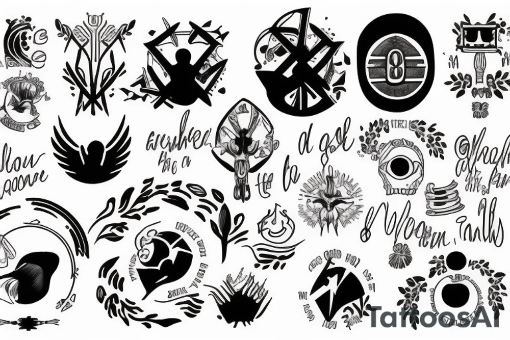 throughout heaven and earth i alone am the honored one tattoo idea throughout heaven and earth i alone am the honored one tattoo idea