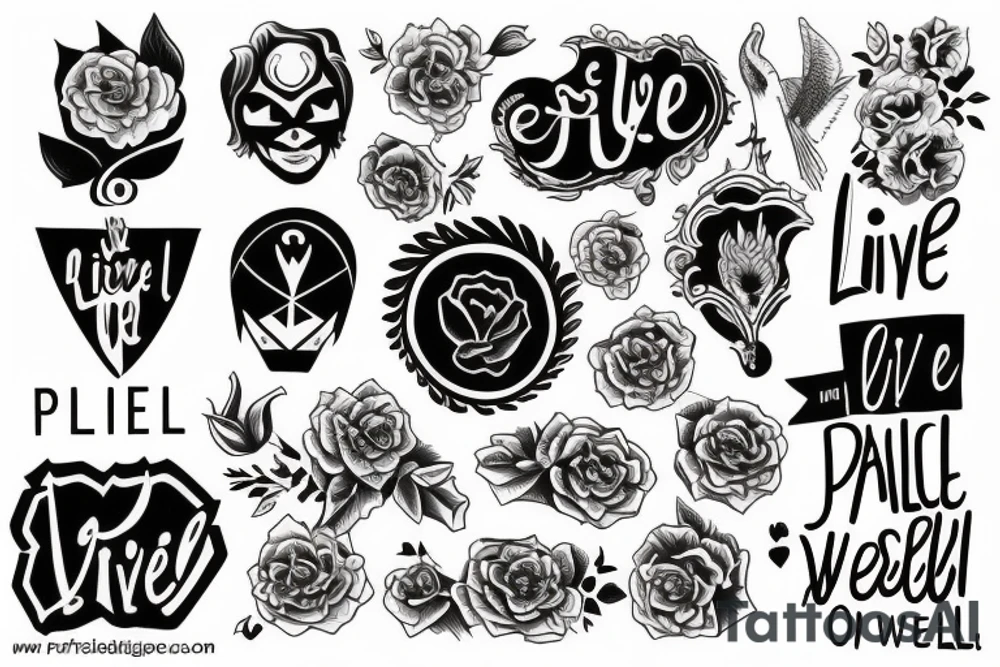 Inspired by the song "live Well" by Palace tattoo idea