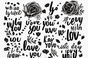 And I'd let you know how much I loved you every day
So darlin', will you stay right here
And shake this frost off of my bones tattoo idea