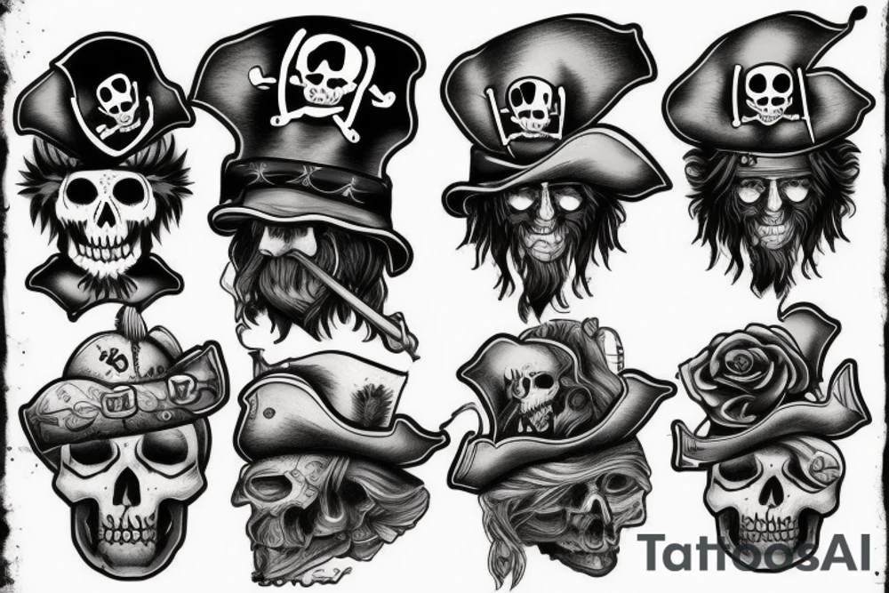 pirate tattoo idea