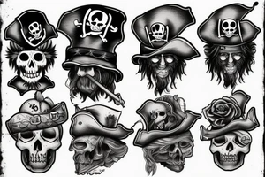 pirate tattoo idea