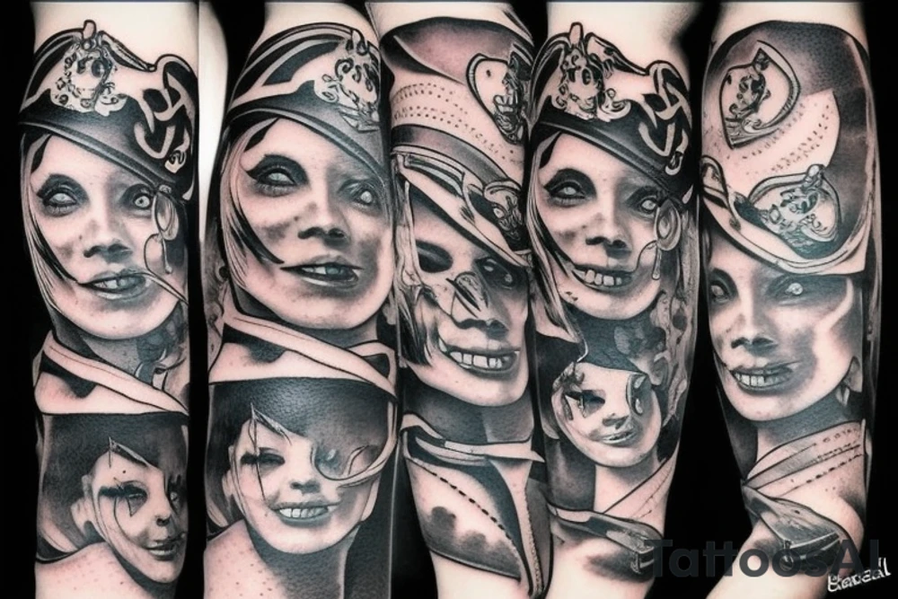 pirate tattoo idea