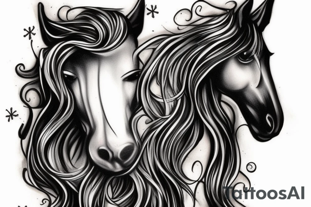 horse tattoo idea