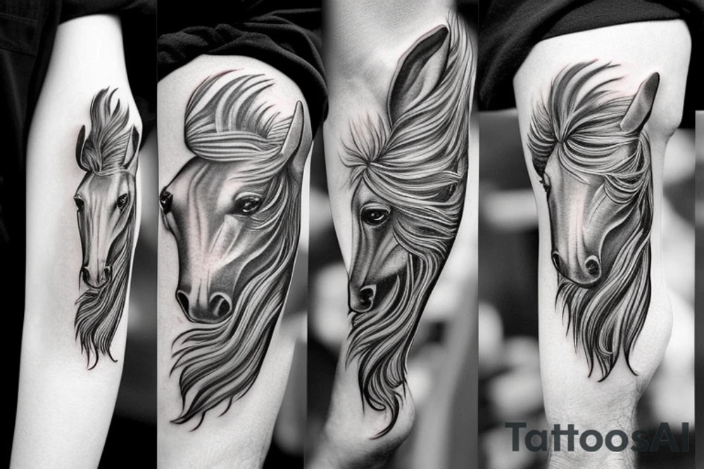 horse tattoo idea