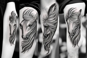horse tattoo idea