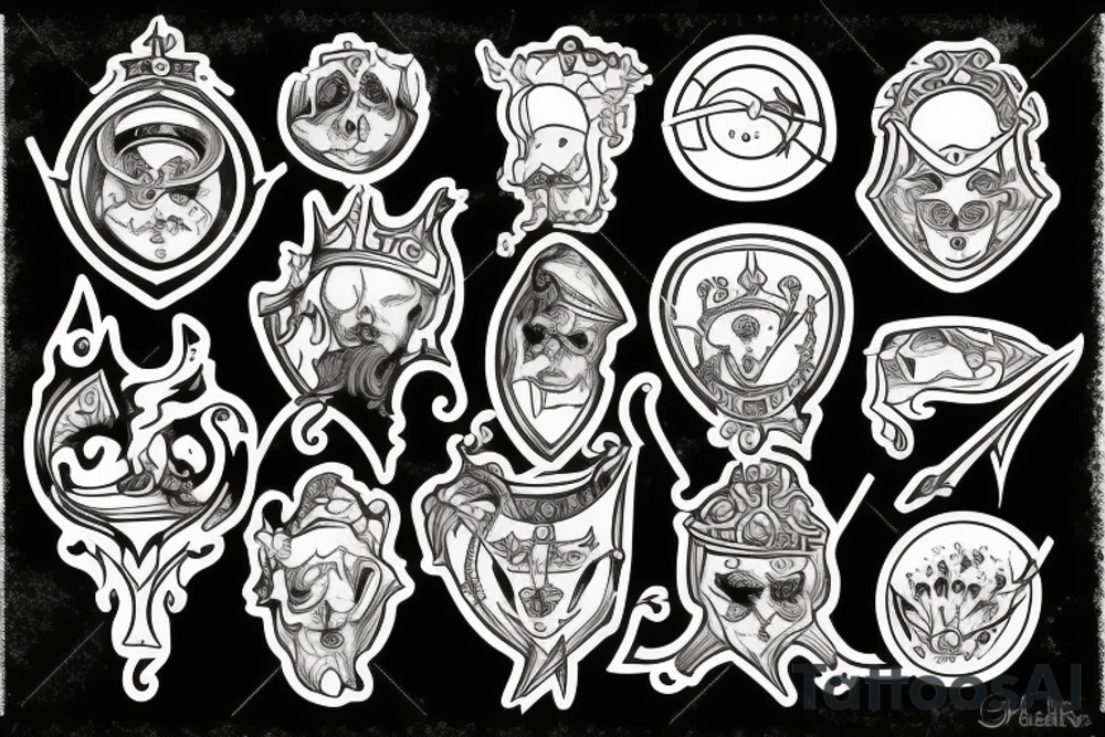 Medieval humor tattoo idea