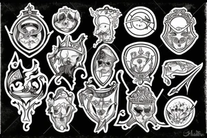 Medieval humor tattoo idea