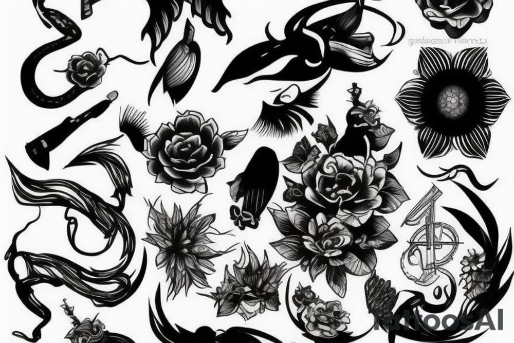 Vietnam art tattoo idea