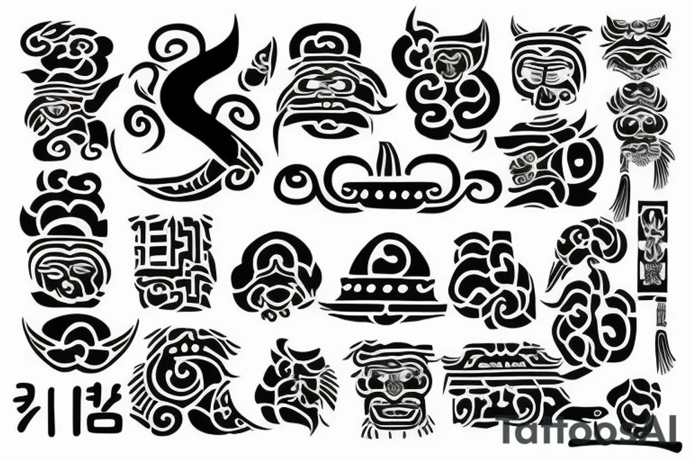 Vietnamese symbols tattoo idea