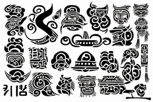 Vietnamese symbols tattoo idea