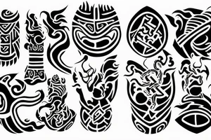 Vietnamese symbols tattoo idea